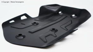 Unterfahr-/ Motorschutz der BMW GS in schwarz beschichtet