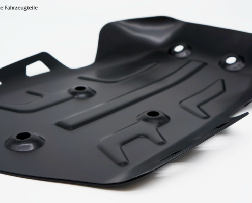 Unterfahr-/ Motorschutz der BMW GS in schwarz beschichtet