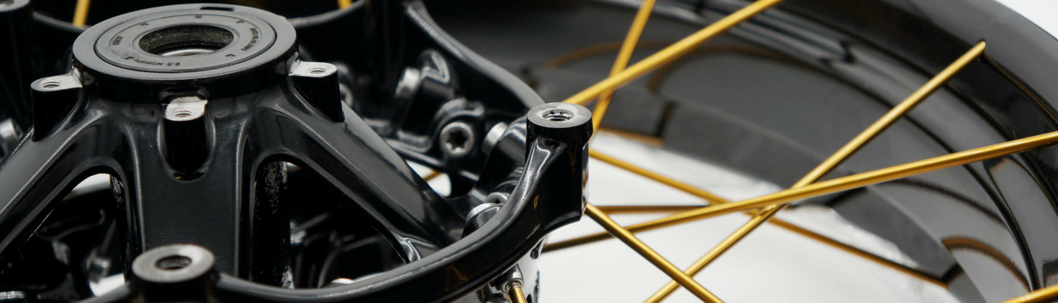 BMW Speichenrad mit Speichen in Goldoptik