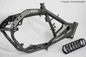 Motorrad KTM Rahmen in Anthrazit Metallic Satin pulverbeschichten